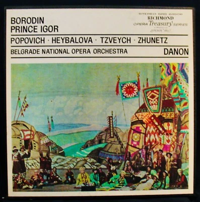 BOROD: PRINCE IGOR-UK Import Box Set-LONDON #SR 33138-4 Albums w/Libretto - Image 1 of 3
