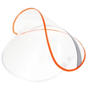 Máscara impermeable sombrero ala para impermeable capó poncho transparente para mujer - Imagen 1 de 12