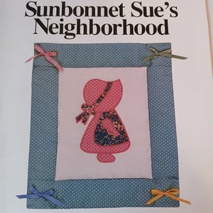 Sunbonnet Sue's Neighborhood Quilt Pattern Applikation Technik Buch Vintage 1996 - Bild 1 von 9