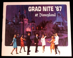 Disneyland 1967 GRAD NITE '67 Entertainment Program Walt Disney History Vault - Picture 1 of 9