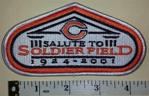 Chicago Bears 1924-2001 A Salute to Soldier Field NFL Football Emblem Patch - Bild 1 von 1