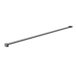 Wetroom Screen Support Bar for use with 1950mm High Wetroom Screens- Brushed Pe - Picture 1 of 2