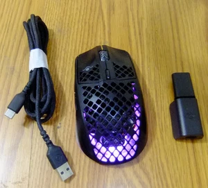SteelSeries Aerox 3 M-00019 Wireless and Bluetooth Optical Gaming Mouse - Picture 1 of 8