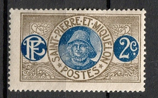 Timbre / STAMP COLONIE FR  SAINT PIERRE ET MIQUELON  1909-17  Y&T  N° 79  NEUF * - Photo 1/1