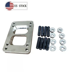 T4 Undivided to T6 Turbo Inlet Studs Kit Transition Adapter Exhaust Flange 1/2" - Bild 1 von 6