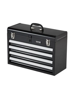 VEVOR Tool Box 20.5-inch Portable Metal Tool Box with 4 Drawers Tool Organizer - Image 1 of 4
