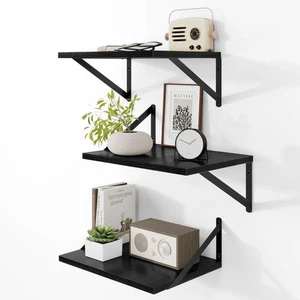 Estantes Flotantes Profundos para Pared, Juego de 3 Estantes Flotantes Profundos de 12 Pulgadas, 16W x... - Imagen 1 de 7