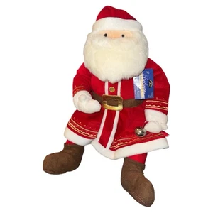 Hallmark The Polar Express 12" Talking Stuffed Santa Christmas Plush WORKS NWT - Picture 1 of 6