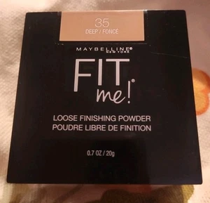 *3 PACK* Maybelline Fit Me Loose Finishing Powder 35 DEEP - New Sealed - Picture 1 of 1