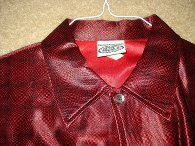 Vintage Men's Red Mod Shirt (L) - Image 1 of 4