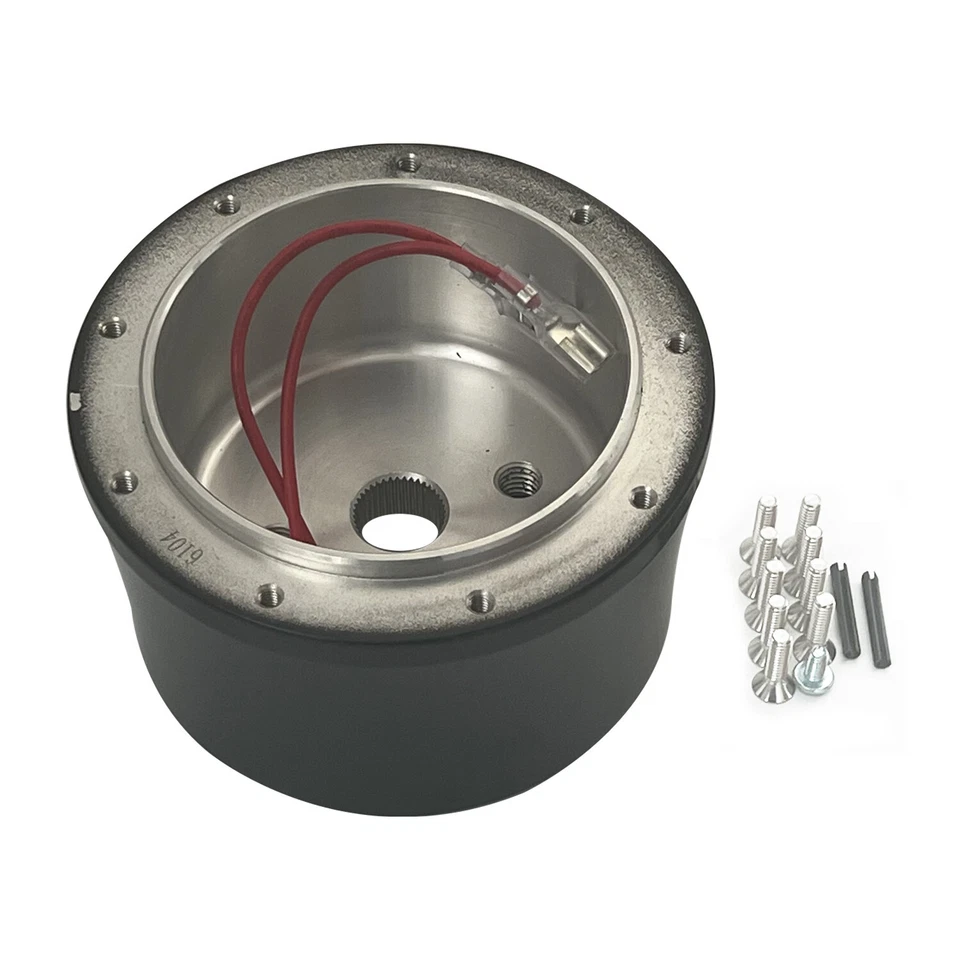 Steering Wheel Hub Adapter Ford Thunderbird Mustang Bronco Mercury Lincoln Black - Image 1 of 4