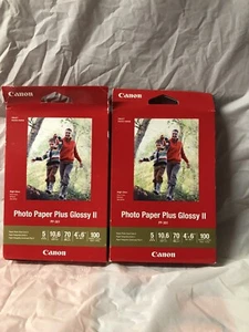 Canon Pixma 4X6 Glossy Photo Paper Bundle of 2 - Picture 1 of 2