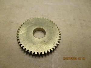 NEW BOSTON Y3248, BRASS SPUR GEAR, 32 D.P. 48 TEETH, 13/32" BORE. - Picture 1 of 2