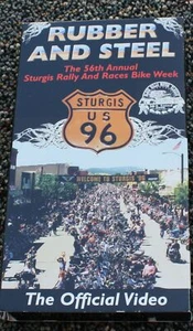 Sturgis 1996 (VHS) RUBBER & STEEL 56TH ANNUAL MOTORCYCLE RALLY & RACES BIKE WEEK - Foto 1 di 3
