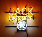 New Jack Lives Here Old. 7 Whiskey 17&quot;x14&quot; Light Lamp Neon Sign Beer Wall Decor for sale