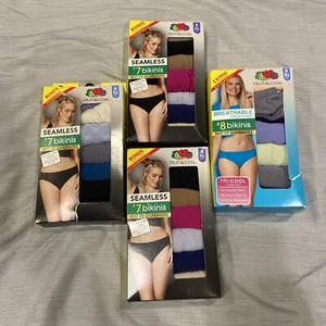 Fruit of the Loom Women's Bikini Underwear SZ: 8 You Choose - Picture 1 of 15