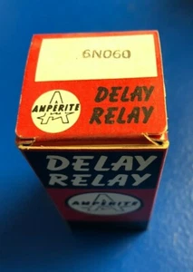 Vintage NOS Amperite Delay Relay, 6NO60, SPST-NO 60 Seconds, 6 VAC/DC, 8 pin - Picture 1 of 4