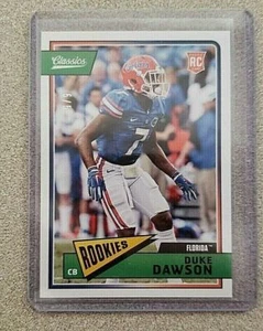 2018 DONRUSS CLASSICS DUKE DAWSON SSP ROOKIE RC/5 GATORS Patriots Broncos - Foto 1 di 2