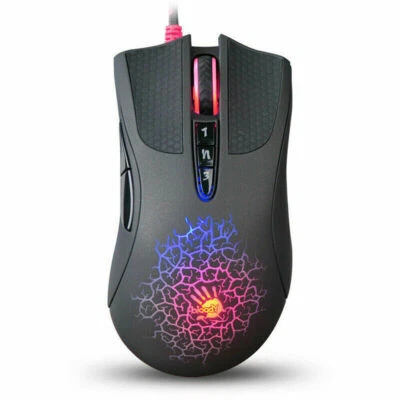 or Bloody A90 Optical Gaming Mouse Colorful Glare Wired Mice Inactive version - Image 1 of 4