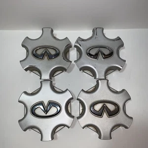 2001-2003 Infiniti QX4 Center Hub Caps Wheels 40342 3W700 Set 4 Pcs Original OEM - Picture 1 of 15