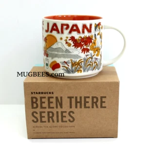 Starbucks Been There Series Japan Fall Autumn Ceramic Tea Coffee Mug Cup 14 oz - Picture 1 of 8