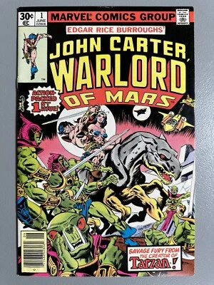 John Carter, Warlord of Mars #1, 1977, 1st App John Carter, Dejah Thoris, 9.0 - Image 1 of 4