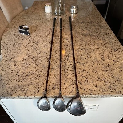 LH Tommy Armour Driver/3 /5 Royal Scot Mid-Firm-Flex Still Heads Original Wrap - Image 1 of 4