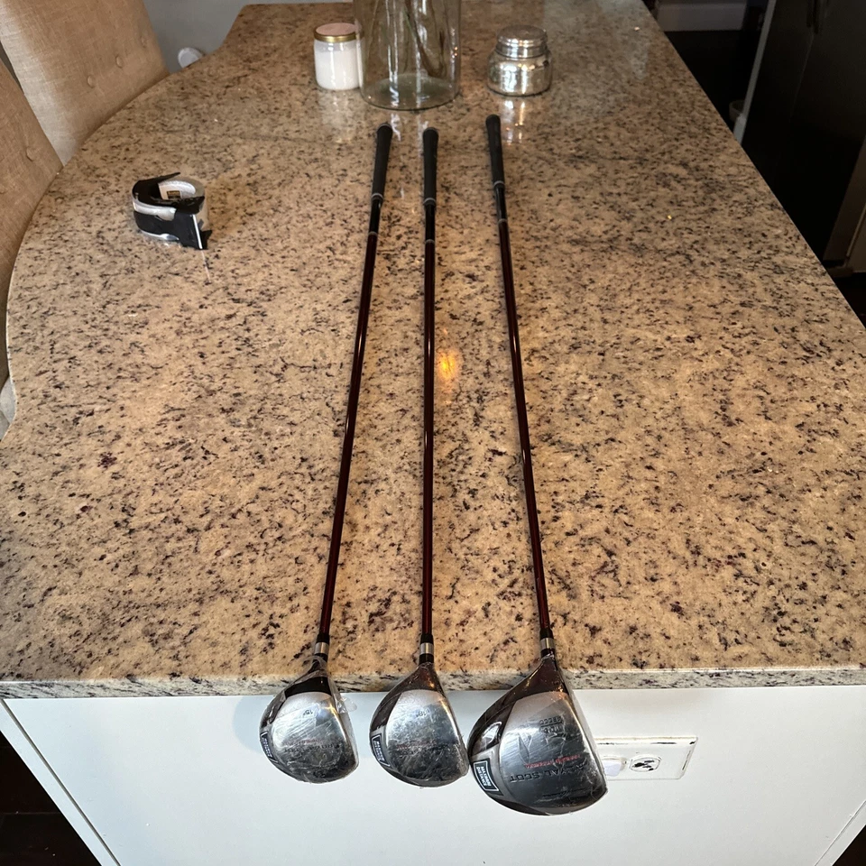 LH Tommy Armour Driver/3 /5 Royal Scot Mid-Firm-Flex Still Heads Original Wrap - Image 1 of 4