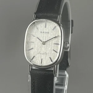 LADO Silhouette Luxury Ladies Watch Manual Wind New Leather Band Swiss Watch - Picture 1 of 22