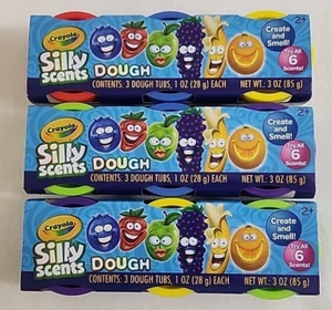 Crayola Silly Scents Dough Scented Play Dough 3x3 Assorted Pack - Picture 1 of 2