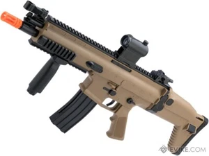 Airsoft Cybergun SCAR-L Licensed Full Size Spring Powered Airsoft Rifle Tan - Picture 1 of 7