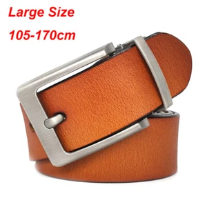 Cinture da uomo 2023 con fibbia in lega di alta qualità cinture casual in vera pelle per jeans - Foto 1 di 13