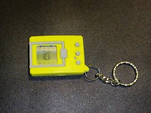 Original Bandai Vintage Digimon Virtual pet 1997 Yellow Brick - Picture 1 of 5
