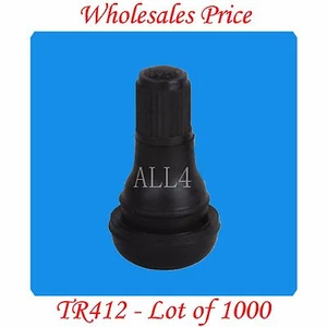 1000 TR412 Tire Valve Stems Snap-In Rim Hole Dia. Inch 0.453 Length 7/8" = 22 mm - Picture 1 of 7