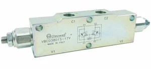 Dual Counter Balance Load Hold Valve, Open Centre 30-210 Bar 1/2" Bspp Italy - Picture 1 of 7