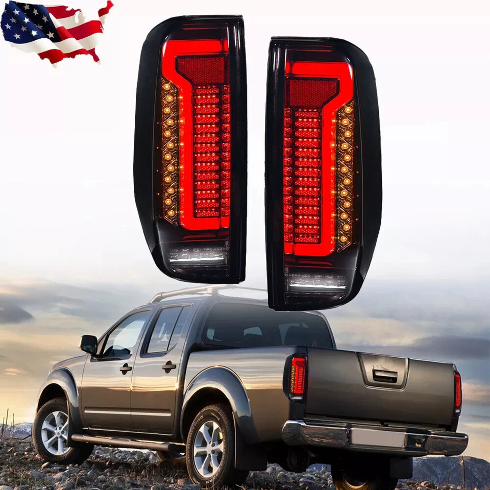 Par de luces traseras LED para Nissan Frontier 2005-21 Suzuki Equator 2009-2012 Foto 1 de 4