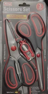 King Scissors Set / Stainless steel / Durability and Corrosion Resistant - Picture 1 of 2