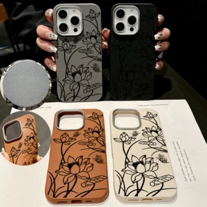 For iPhone 16 Pro Max 15 14 13 12 11 Patterned Magnet Shockproof Soft Case Cover - Picture 1 of 19