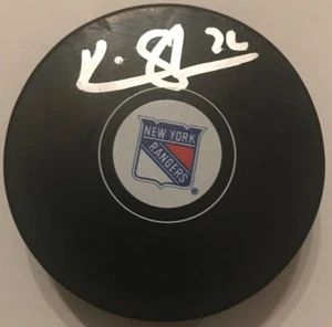 KEVIN SHATTENKIRK SIGNED NEW YORK RANGERS PUCK W/CASE COA - Picture 1 of 1