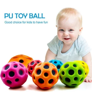 Space Balls Extreme High Bouncing Ball Pop Spaceball Rubber Bounce Ball Kids Toy - Picture 1 of 16