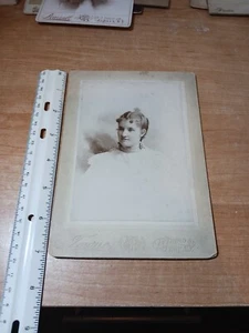 Vintage Foto junge Frau Towne Studio Troy NY - Bild 1 von 2