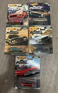 Hot Wheels Fast & Furious Set of 5 Diecast Collectible Cars - Picture 1 of 2