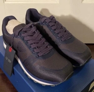 Armani jeans sneakers Armani Jeans Blue Graphite Sneakers Mens Size 7 NIB $295 - Picture 1 of 6