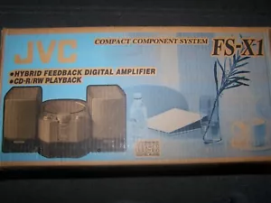 JVC FS X1 Compact Component System -- New Old Stock -- Unopened Sealed Box - - Picture 1 of 6