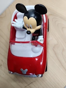 Coche de radiocontrol Disney Junior Mickey Mouse Clubhouse Roadster 7" rojo 27 MHz usado en excelente estado sin control remoto - Imagen 1 de 5