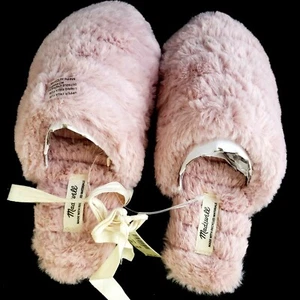 PANTOFOLE MADEWELL ROSA PELLICCIA SINTETICA TAGLIA 6 NUOVE! - Foto 1 di 2