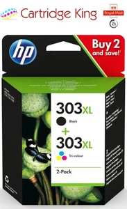 Pack combo HP d'origine 303XL encre pour HP Envy Photo 7130 - Photo 1/1