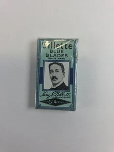 Hojas de afeitar Gillette Blue Blades vintage en paquete original - Imagen 1 de 5
