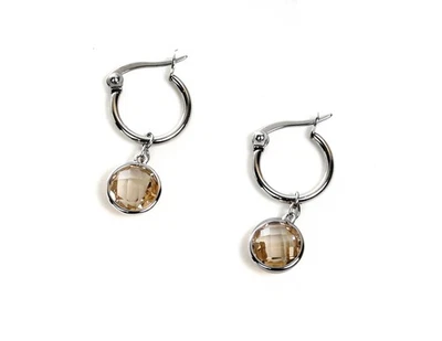 Nomination Orecchini Op-Silver In Acciaio, Argento 925 E Pietre Giallo - Immagine 1 di 4