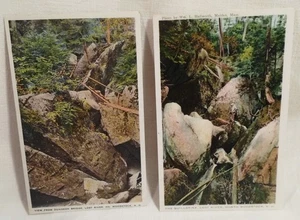 2 postales antiguas de Lost River North Woodstock New Hampshire sin usar  - Imagen 1 de 2